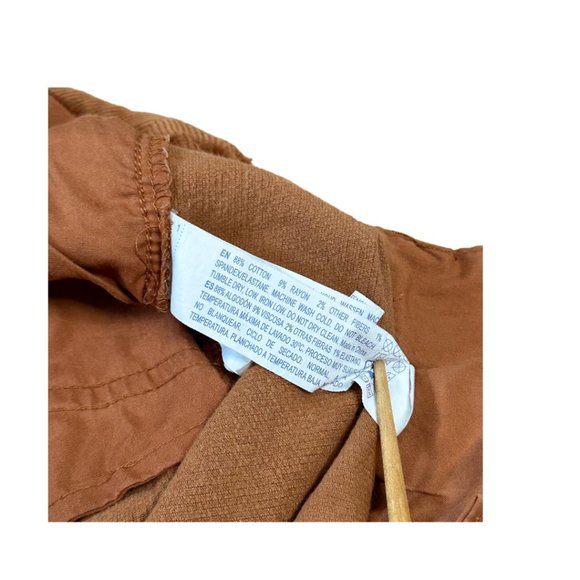 SOLD dark academia brown corduroy shorts forever 21 size 28 - Picture 6 of 9